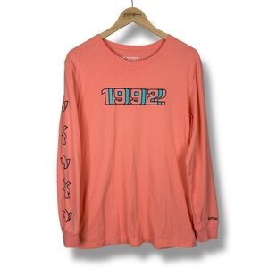 Dutch Bros 1992 Long Sleeve Tee, Peach / Coral L - Retro, Unisex, Shirt, Merch